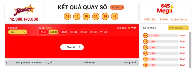 Chinh Phục Jackpot Mega 645 Tại Bin88 Với Cơ Hội Nhận Thưởng Khủng