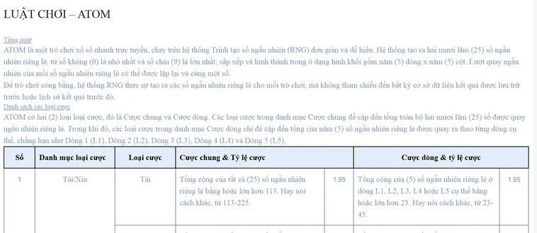 Khám Phá Trò Chơi Quay Số Atom Tại Bin88 Với Cơ Hội Thắng Cực Cao
