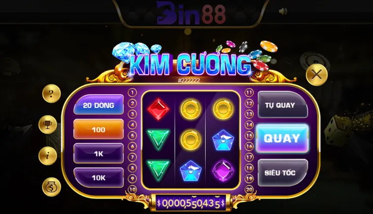 Chinh Phục Siêu Phẩm Game Nhanh Kim Cương Tại Bin88 Với Phần Thưởng Khủng