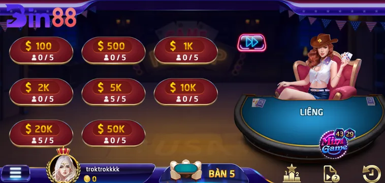 Trải Nghiệm Đỉnh Cao Với Game Bài Liêng Tại Bin88 Siêu Hấp Dẫn