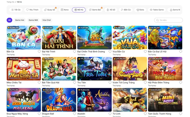 Các Tựa Game Nổ Hũ Bin88 Với Phần Thưởng Khổng Lồ
