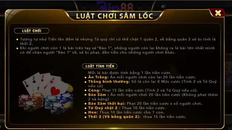Khám Phá Sức Hấp Dẫn Của Trò Chơi Sâm Lốc Tại Hệ Thống Bin88 Hiện Đại