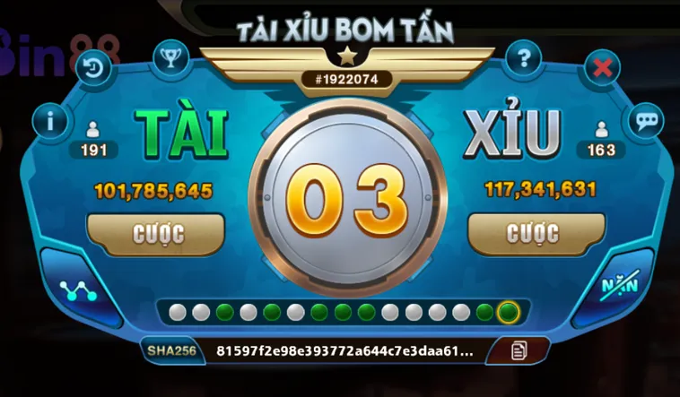 Chinh Phục Tài Xỉu Bom Tấn Tại Bin88 Với Trải Nghiệm Đỉnh Cao Mỗi Ngày