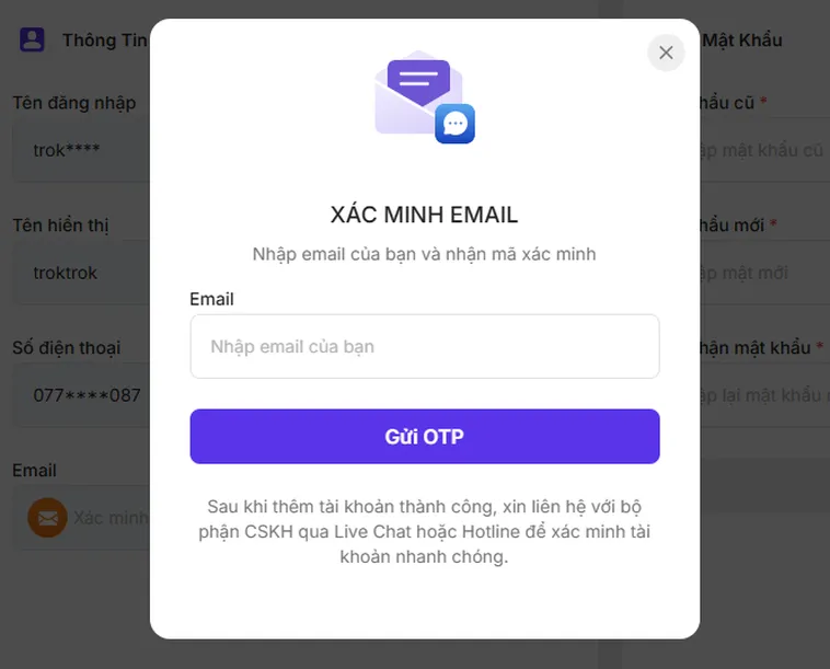 Xác Minh Email Của Bạn Để Bảo Đảm An Toàn Cho Tài Khoản Của Bạn Tại Bin88